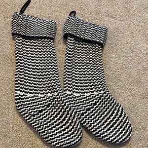 Black and White Holiday Stockings